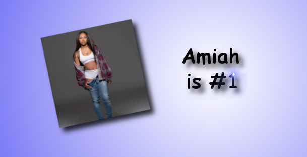 Amiah has the Number One song this week!