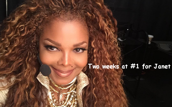 Two weeks at number one for Janet and No Sleep